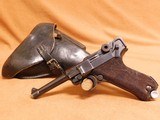 Mauser Luger P.08 (SCARCE 42-code, 1940 w/ Rig, Nazi German WW2) - 2 of 15