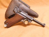 Mauser P.08 Luger (S/42 code, 1936, Early Straw Parts, WW2 Nazi German) - 4 of 16