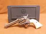 Ruger Vaquero 5109 (.357 Magnum, High-Gloss Stainless, Faux Ivory Grips) - 1 of 14