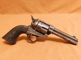 Colt SAA Single Action Army (.44-40, 4-3/4-inch, Factory LETTER, Mfg 1893) - 13 of 17