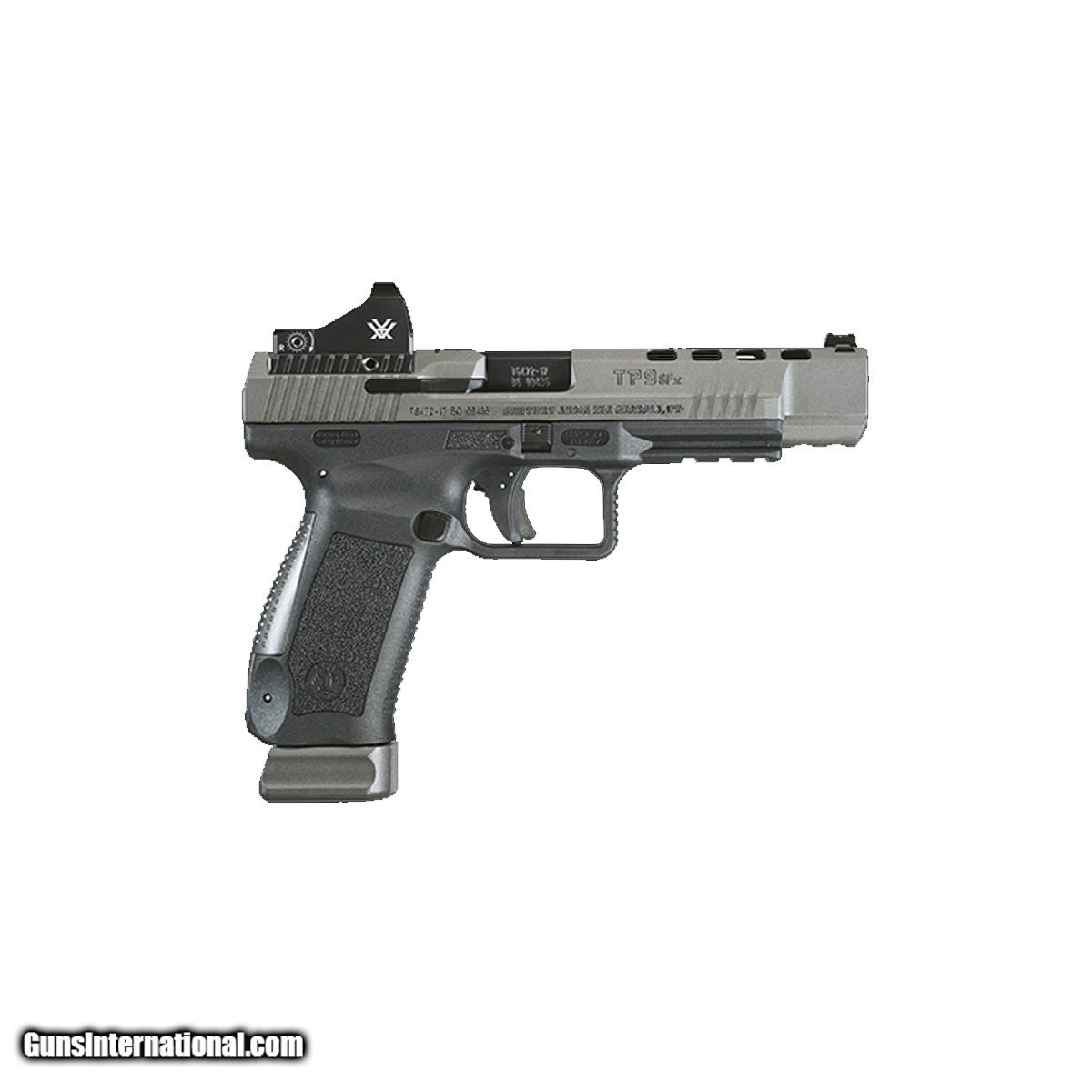 Canik TP9SFx (Tungsten, w/ Vortex Viper Red Dot, 20 Rd Mags, HG3774GV-N)