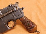 Mauser C96/1896/16 Broomhandle Red 9 (MATCHING STOCK, Harness, German WW1) - 3 of 19