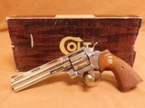 Colt Python w/ Factory Box (Nickel, 6-inch, .357 Magnum) - 1 of 17