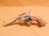 Colt Single Action Army w/ Box (.45 LC, 4-3/4-inch, Nickel, 1981) SAA - 2 of 16