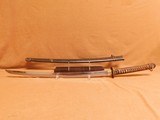 Hattori Forge Tanto (Jo Yorimasa, Gunto Mounts, WW2 Japanese Sword) - 1 of 14