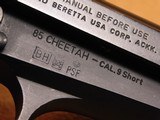 Beretta 85 Cheetah (Black, Base/No Suffix, .380 ACP/Auto) - 10 of 10