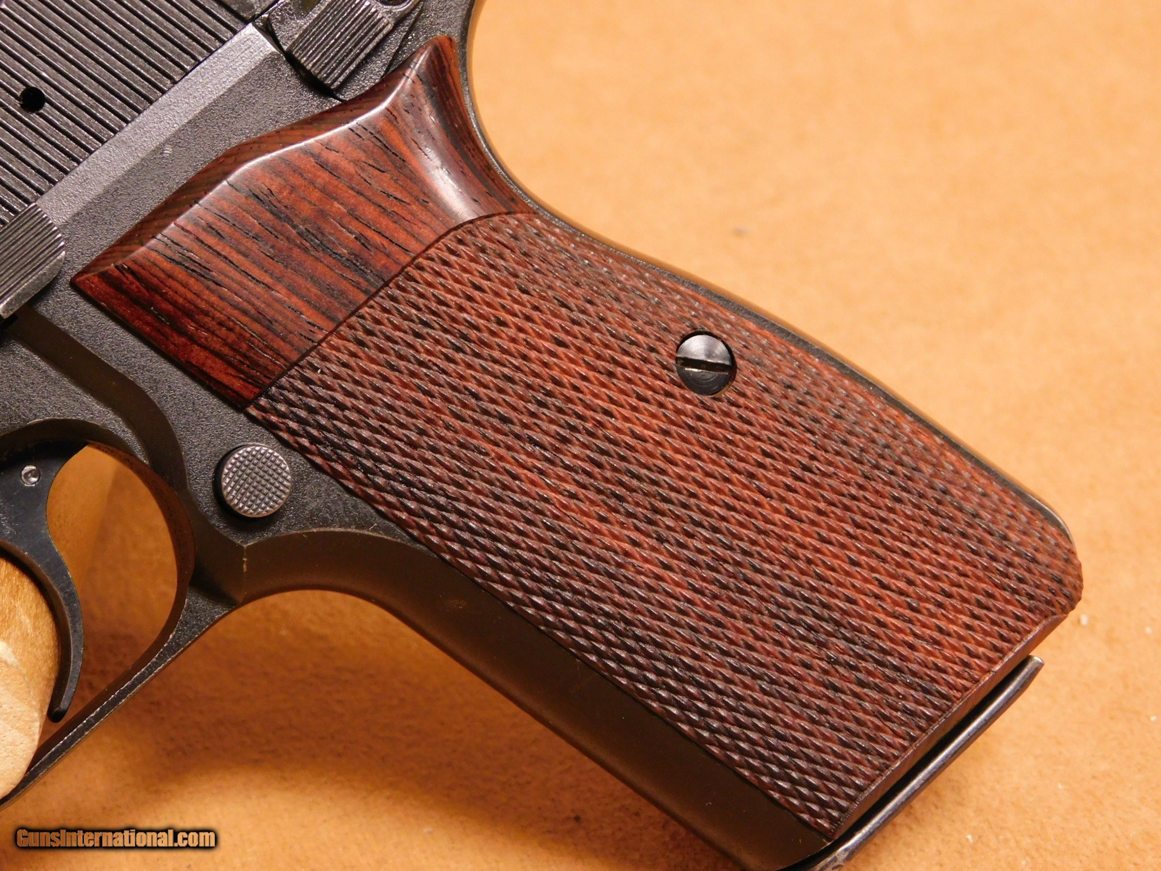 Browning Hi Power Rosewood Grips