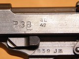 Walther P.38 ac42 code (All-Matching, Nazi German, Early Gun) - 6 of 14