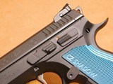 CZ SP-01 Shadow 2 Black & Blue (91257, Aluminum Grips, 17 rd, 9mm) - 4 of 12