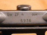 Opticotechna ZF4 Scope (DOW, Early War, Lubeck mount) Nazi German WW2 - 8 of 12