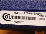 NEW, UNTURNED Colt Python (6-inch, 357, Stainless, Wood Grips) - 3 of 5