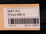 B&T AG MK-II Pistol (9mm, 4.3-inch, 17 Rounds, Adjustable Sights) MKII MK2 - 3 of 3