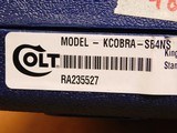 NEW, UNTURNED! Colt King Cobra (4-inch, 357 Magnum 6-Shot, Stainless) - 3 of 5