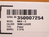 NEW Ruger MAX-9 OPTICS READY (9mm, 12 round, 3-inch Semi-Auto) 3500 - 3 of 4