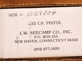 UNFIRED LW Seecamp .32 ACP Pistol w/ Full Box of Winchester SILVERTIP Ammo & Box - 14 of 15