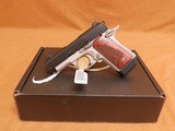 UNFIRED Kimber Micro 9 Two-Tone w/ Box, Holster (Black/Stainless Steel 3-inch) 1911 - 1 of 13
