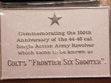 Colt SAA Frontier Six Shooter Centennial Peacemaker (44-40, 7.5 inch, Nickel, 2nd Gen) - 16 of 19