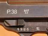 Mauser P.38 (RARE, 1 of 1400: Nazi Police Eagle/L BYF43) German BYF 43 - 5 of 14