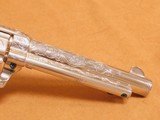 Colt Single Action Army (45 LC, Silver Plate, ENGRAVED: C+ Coverage) SAA - 18 of 25