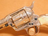 Colt Single Action Army (45 LC, Silver Plate, ENGRAVED: C+ Coverage) SAA - 3 of 25