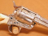 Colt Single Action Army (45 LC, Silver Plate, ENGRAVED: C+ Coverage) SAA - 17 of 25
