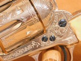 Colt Single Action Army (45 LC, Silver Plate, ENGRAVED: C+ Coverage) SAA - 8 of 25