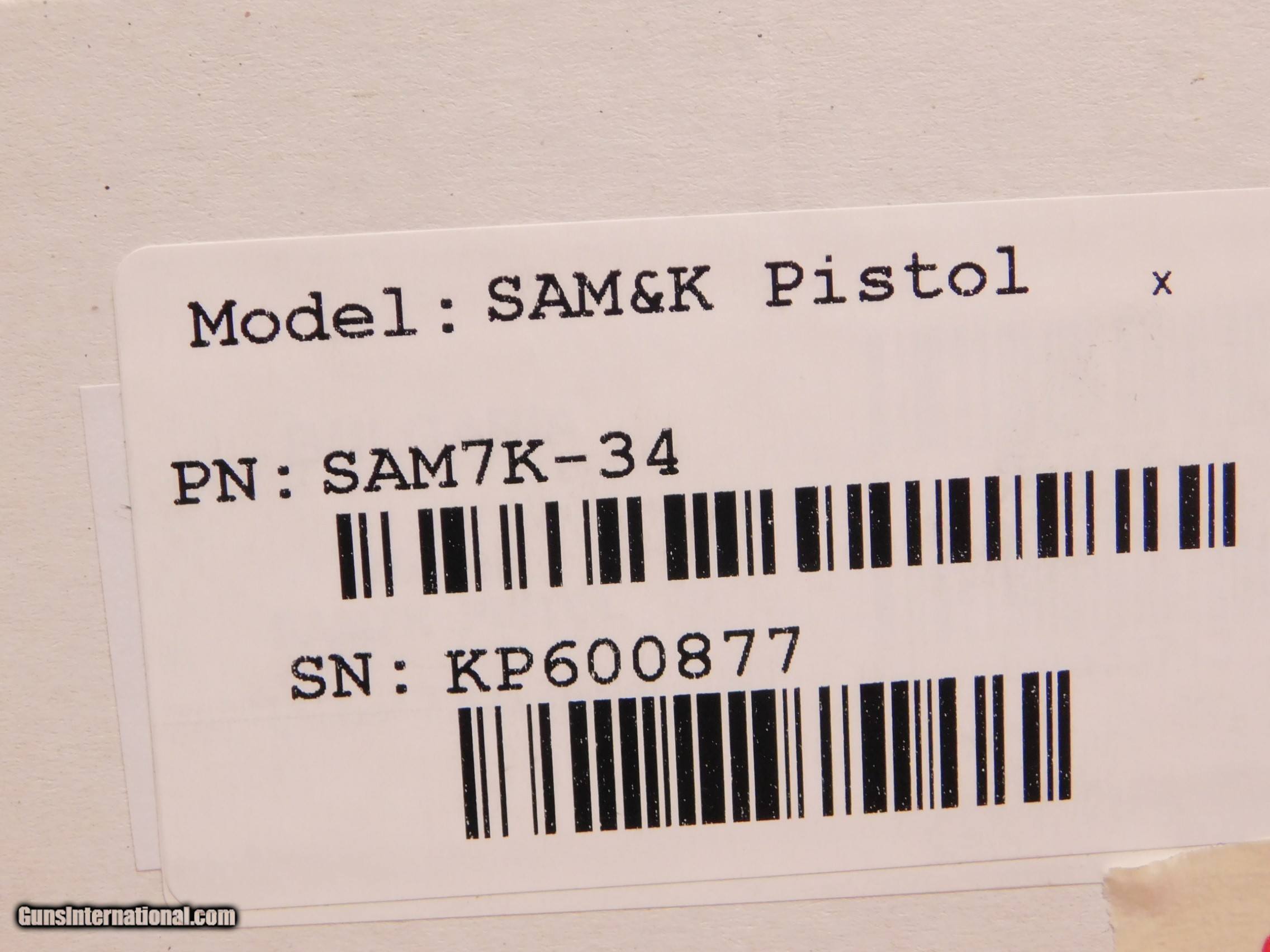 First Look: Arsenal SAM7K-34 AK Pistol