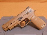 SIG Sauer P320/M17 (Coyote Tan, 9mm, 17/21 rd, Manual Safety) 320F-9-M17-MS - 1 of 3