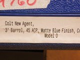 Colt New Agent w/ Crimson Trace Grips (45 ACP, 3-inch, Blued) O7810DCT - 13 of 14