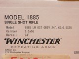 Winchester Model 1885 Low Wall Hunter High Grade (6.5 Swede, 24-inch Octagon Barrel) - 3 of 4