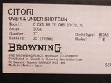 NEW, NEVER ASSEMBLED Browning Citori CXS White 20/28 Gauge Combo 30-inch - 5 of 6