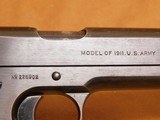Colt Model of 1911 (US WW1, March 1918, HP barrel, Brushed Blue) - 12 of 14