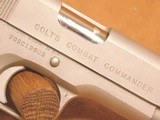 Colt Model 1911 Combat Commander (45 Auto, 1973, Nickel) - 12 of 14