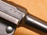 Mauser P.08 Luger (1940 date, 42 code, No Letter block) Nazi German WW2 P08 - 19 of 20