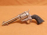 HIGH CONDITION Colt LATE 1st Gen Single Action (Nickel, 5.5-inch, 357) SAA - 1 of 24