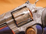 UNTURNED Colt Python FACTORY ENGRAVED (6-inch, 357 Magnum, Stainless) - 2 of 16