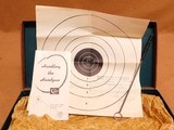 Colt Officers Model Match w/ Box, Test Target (6-inch, 22 LR) - 14 of 14