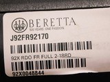 NEW Beretta Model 92X RDO Full-Size FR (J92FR92170) 18 rd - 5 of 6