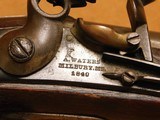 Asa Waters Model 1836 (54 Caliber Flintlock Pistol) Mexican-American War - 9 of 10
