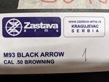 UNFIRED IN BOX Zastava M93 Black Arrow Long Range Rifle (50 BMG) Model 93 - 11 of 13