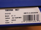 NEW Smith & Wesson Model 27-9 (150339, 357 Magnum, CA,CO,MA,MD Compliant) - 4 of 4