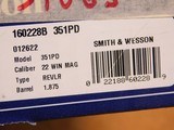 NEW Smith and Wesson Model 351PD (160228, 7-Shot 22 Magnum) 351 PD - 3 of 3