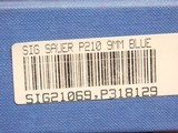UNFIRED SWISS SIG Arms P210-6 w/ Box, Target (Blued, 4.7-inch barrel, 1982) Sauer - 10 of 17