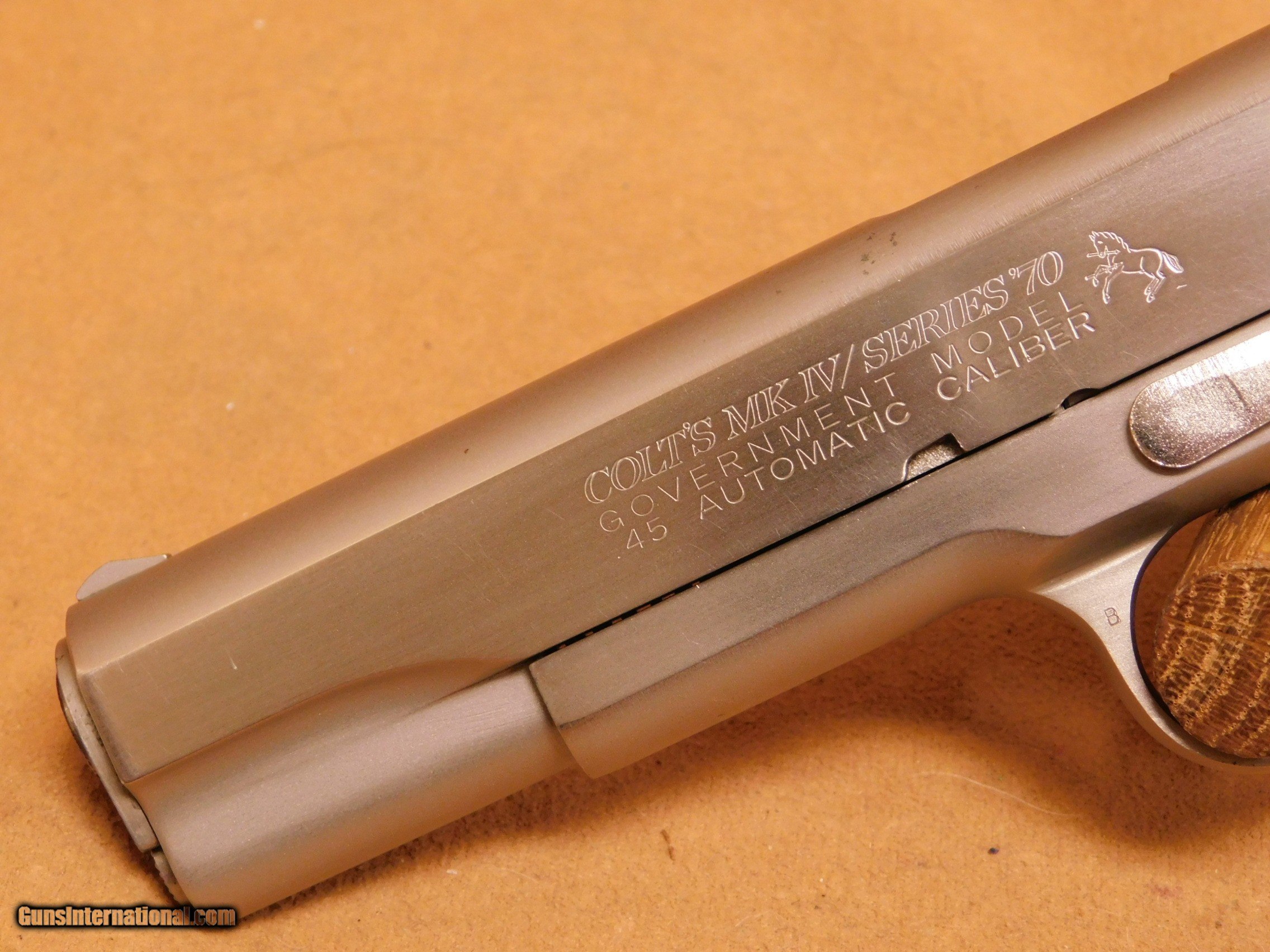 Colt 1911 MKIV/Series 70 (Electroless Nickel, 45 ACP, 1980)