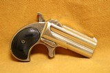 Remington UMC Model 95 Derringer (41 Rimfire, mfg 1921, Nickel) - 2 of 5