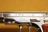 CZ 75 B w/ Box (Polished Stainless, 9mm, USA, Made in Czech Republic) - 6 of 11