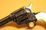 Cimarron Evil Roy SA (4.75-inch .357 Magnum) Case Colored/Blued, Ivory Grips - 5 of 14
