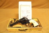 Cimarron Evil Roy SA (4.75-inch .357 Magnum) Case Colored/Blued, Ivory Grips