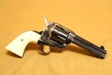 Cimarron Evil Roy SA (4.75-inch .357 Magnum) Case Colored/Blued, Ivory Grips - 9 of 14