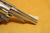 Smith and Wesson Model 19-4 w/ Box (4-inch, Nickel, 357 Magnum) S&W - 8 of 10